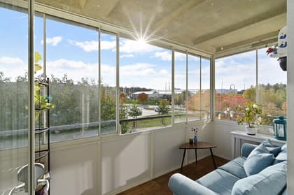 Balkong eller utsiktsbild