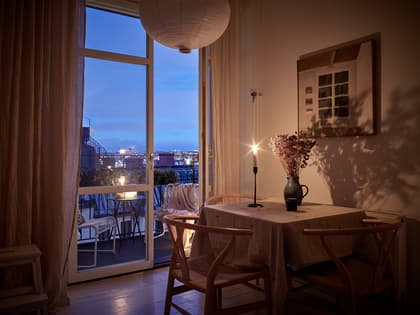 Balkong eller utsiktsbild