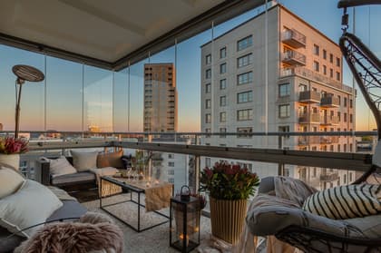 Balkong eller utsiktsbild