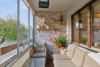 Balkong eller utsiktsbild