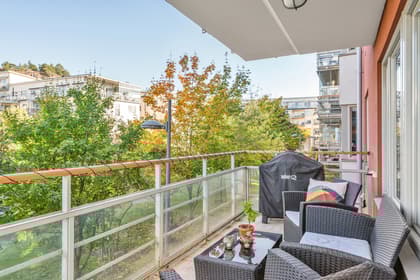 Balkong eller utsiktsbild