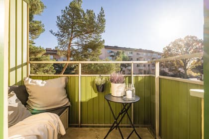 Balkong eller utsiktsbild