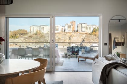 Balkong eller utsiktsbild