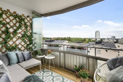 Balkong eller utsiktsbild