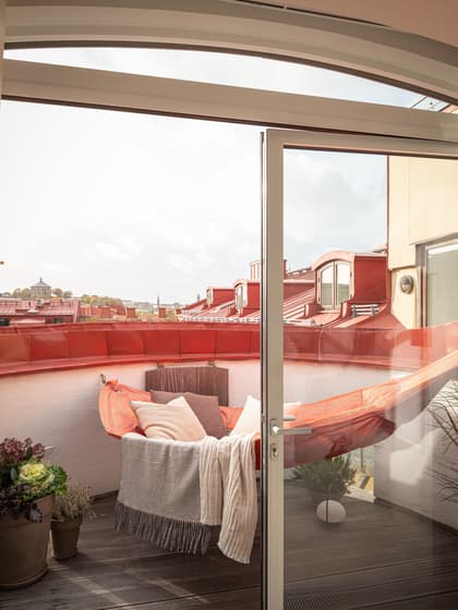 Balkong eller utsiktsbild