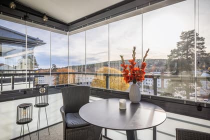 Balkong eller utsiktsbild