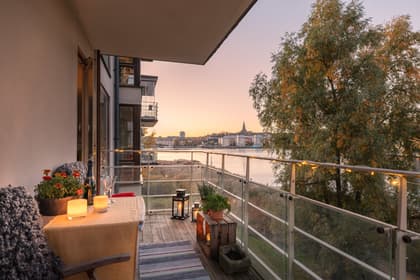 Balkong eller utsiktsbild