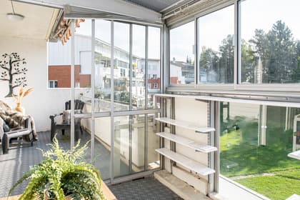 Balkong eller utsiktsbild