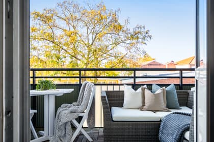 Balkong eller utsiktsbild