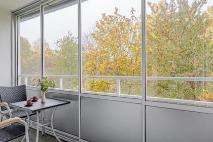 Balkong eller utsiktsbild