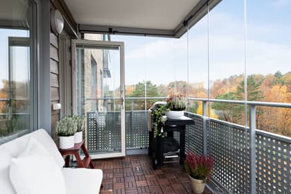 Balkong eller utsiktsbild