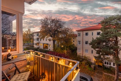 Balkong eller utsiktsbild