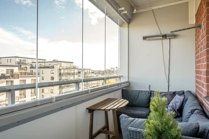 Balkong eller utsiktsbild