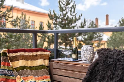 Balkong eller utsiktsbild