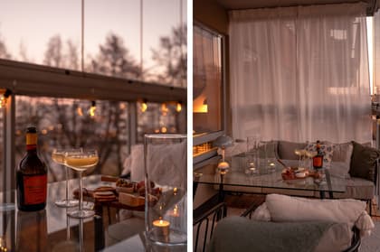 Balkong eller utsiktsbild