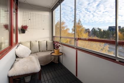 Balkong eller utsiktsbild