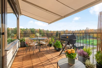 Balkong eller utsiktsbild