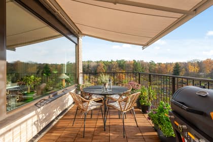 Balkong eller utsiktsbild