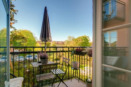 Balkong eller utsiktsbild