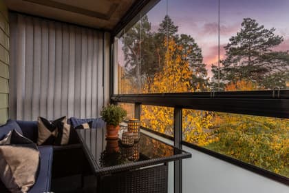 Balkong eller utsiktsbild