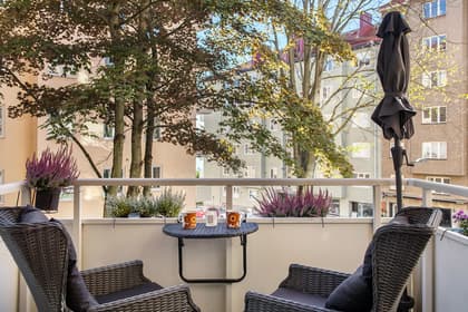 Balkong eller utsiktsbild