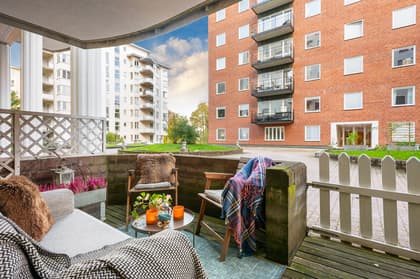 Balkong eller utsiktsbild