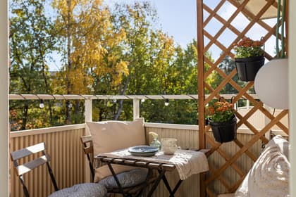 Balkong eller utsiktsbild