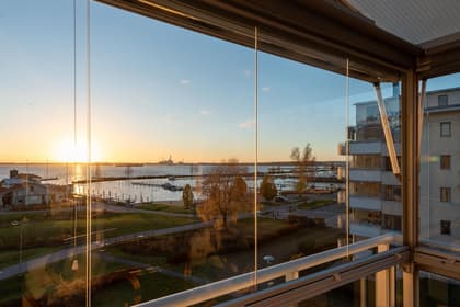 Balkong eller utsiktsbild