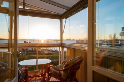 Balkong eller utsiktsbild