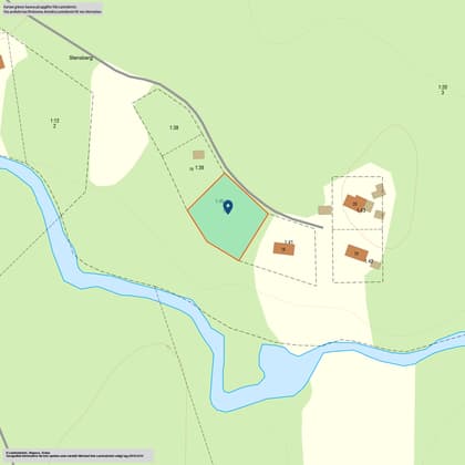 Illustrerad karta över fastigheten eller området