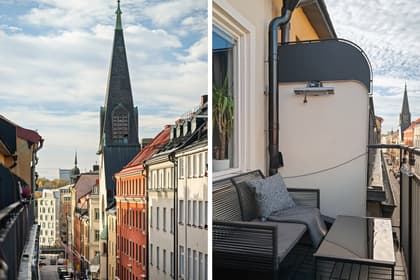 Balkong eller utsiktsbild