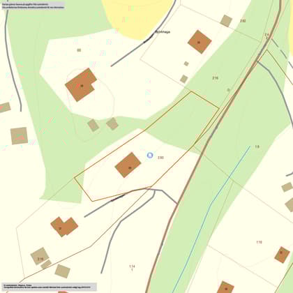 Illustrerad karta över fastigheten eller området