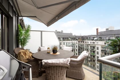 Balkong eller utsiktsbild