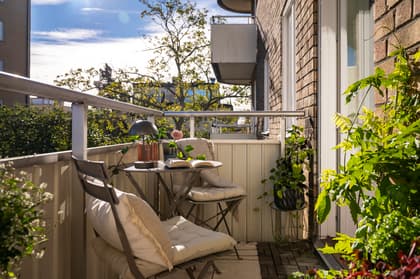 Balkong eller utsiktsbild