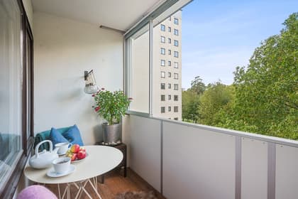 Balkong eller utsiktsbild