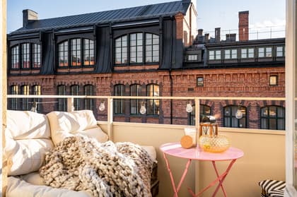 Balkong eller utsiktsbild