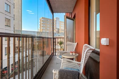 Balkong eller utsiktsbild