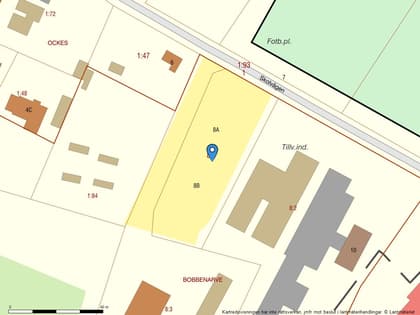 Illustrerad karta över fastigheten eller området