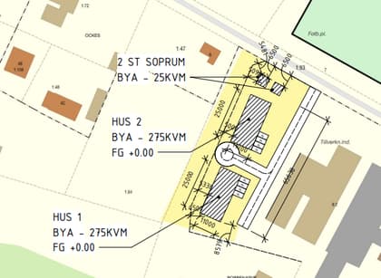 Illustrerad karta över fastigheten eller området