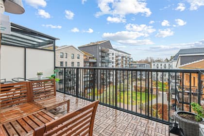 Balkong eller utsiktsbild