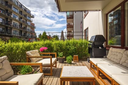 Balkong eller utsiktsbild