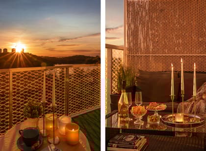 Balkong eller utsiktsbild