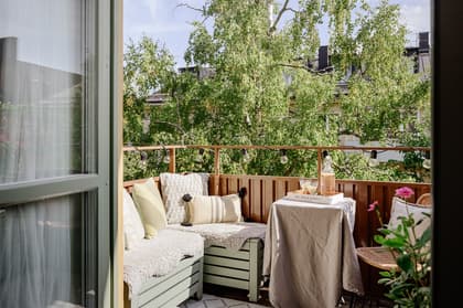 Balkong eller utsiktsbild