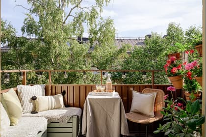 Balkong eller utsiktsbild