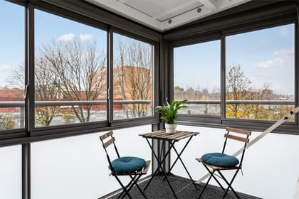 Balkong eller utsiktsbild