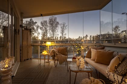 Balkong eller utsiktsbild