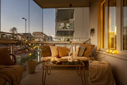 Balkong eller utsiktsbild