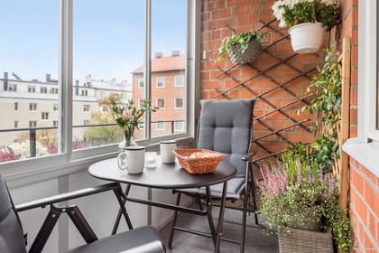 Balkong eller utsiktsbild