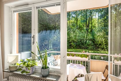 Balkong eller utsiktsbild