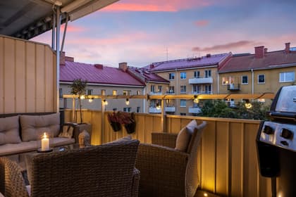 Balkong eller utsiktsbild